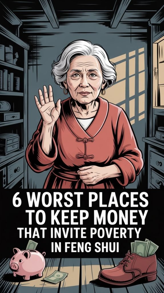 Worst places to keep money in feng shui